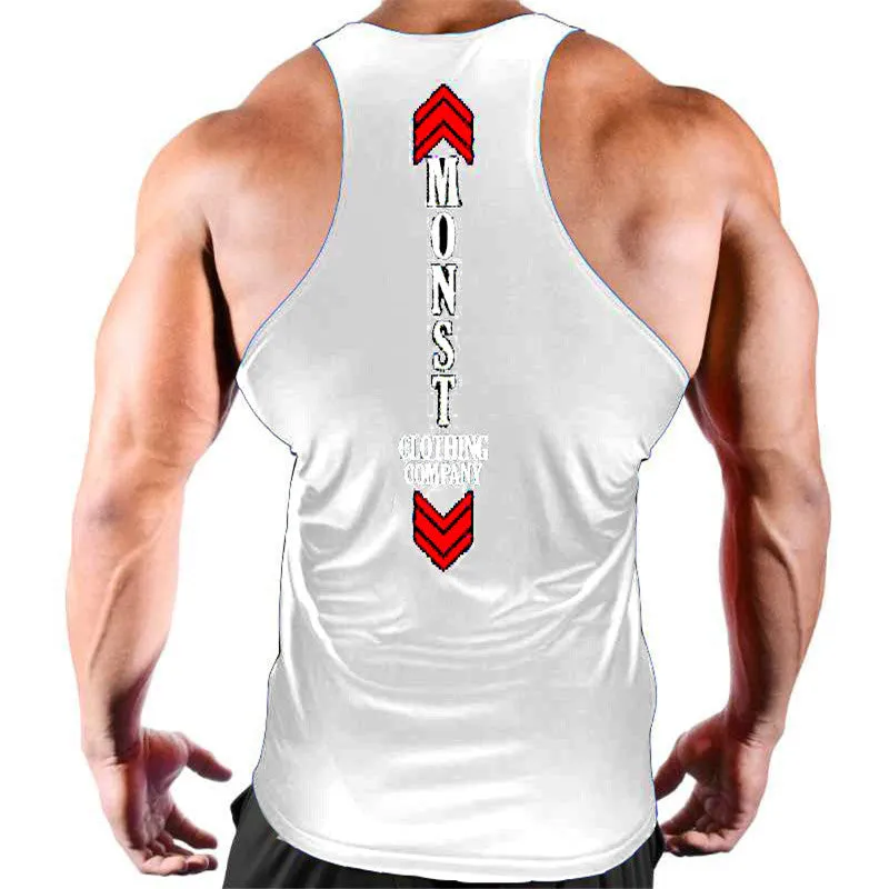 Men's Summer Casual Cotton Tank Top With Print
