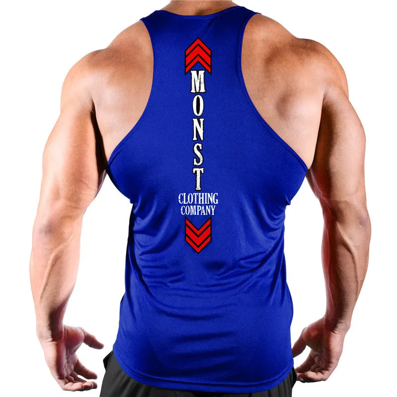 Men's Summer Casual Cotton Tank Top With Print